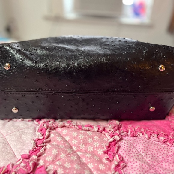 Ostrich Leather Handbag - Picture 5 of 6